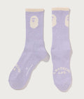 A BATHING APE APE HEAD LINE SOCKS