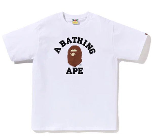 A BATHING APE BOA COLLEGE TEE