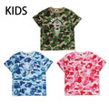 A BATHING APE BAPE KIDS ABC CAMO BABY MILO COLLEGE TEE