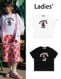 A BATHING APE BAPE x DISNEY STITCH AND FRIENDS COLLEGE MINI TEE