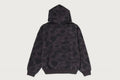 A BATHING APE COLOR CAMO HEAVY WASHED CROPPED FIT ZIP HOODIE