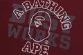 A BATHING APE COLLEGE RELAXED FIT TEE #1