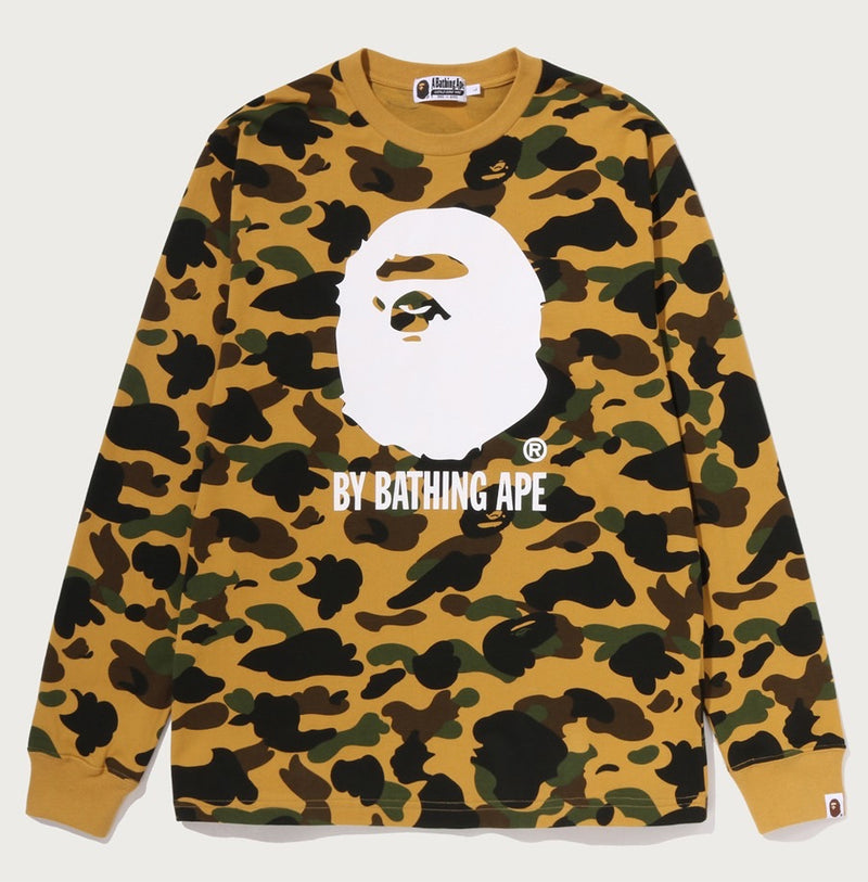 A BATHING APE 1ST CAMO BY BATHING APE L/S TEE