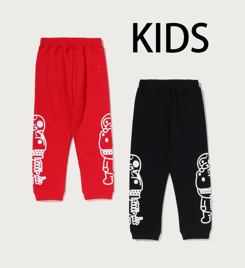 A BATHING APE BAPE KIDS BABY MILO DINOSAUR SWEAT PANTS