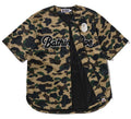 A BATHING APE 1ST CAMO BASEBALL SHIRT