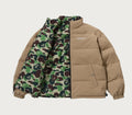 A BATHING APE ABC CAMO REVERSIBLE DOWN JACKET