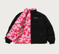 A BATHING APE ABC CAMO REVERSIBLE DOWN JACKET