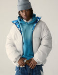 A BATHING APE ABC CAMO REVERSIBLE DOWN JACKET
