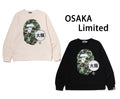 A BATHING APE ABC CAMO APE HEAD OSAKA CREWNECK SWEAT SHIRT (OSAKA Limited)