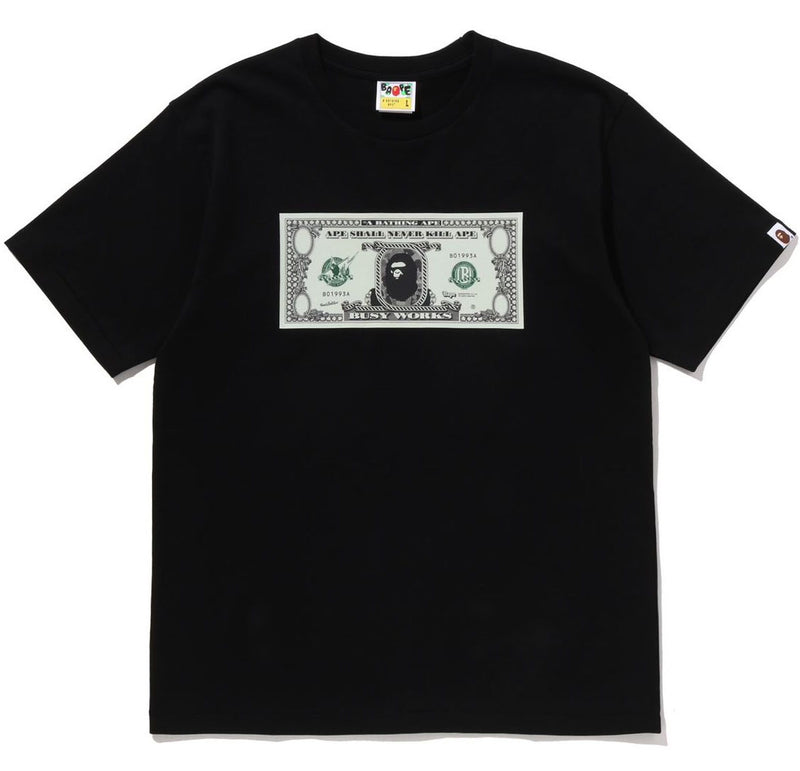 A BATHING APE BAPE BANKNOTE TEE - happyjagabee store