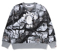 A BATHING APE TREE EDGE CAMO COLLEGE RELAXED FIT CREWNECK SWEAT SHIRT #2