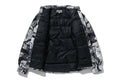 A BATHING APE TREE EDGE CAMO DOWN SHIRT JACKET