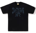 A BATHING APE WILD LEOPARD PATTERN NYC LOGO TEE