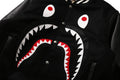 A BATHING APE SHARK VARSITY JACKET