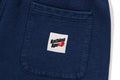 A BATHING APE APE HEAD ONE POINT INDIGO SWEAT PANTS