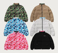 A BATHING APE ABC CAMO REVERSIBLE DOWN JACKET