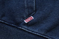 A BATHING APE Ladies' INDIGO SHARK FULL ZIP HOODIE