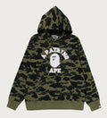 A BATHING APE 1ST CAMO COLLEGE PULLOVER HOODIE