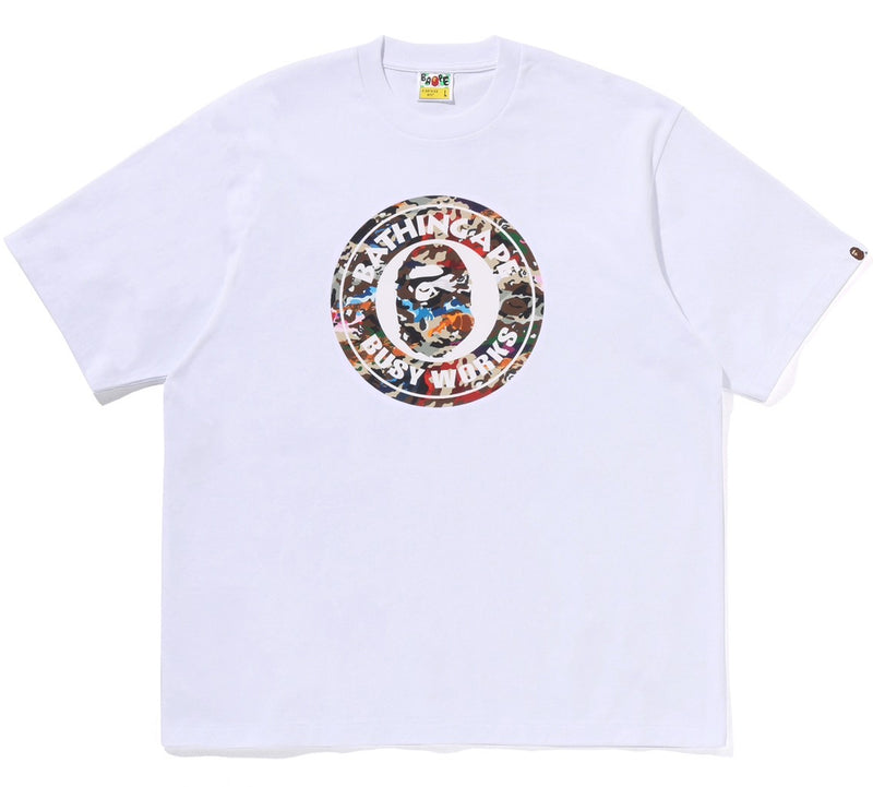A BATHING APE HYBRID CAMO BUSY WORKS RELAXED FIT TEE