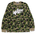 A BATHING APE ABC CAMO BAPE STA L/S TEE