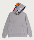 A BATHING APE COLOR CAMO SHARK PULLOVER HOODIE