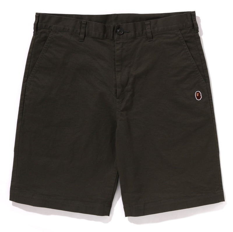 A BATHING APE APE HEAD ONE POINT CHINO SHORTS