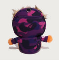 A BATHING APE Ladies' COLOR CAMO BABY MILO FUR PLUSH DOLL BACKPACK