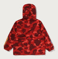 A BATHING APE BAPE KIDS COLOR CAMO SHARK HOODIE JACKET
