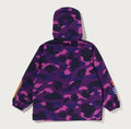 A BATHING APE BAPE KIDS COLOR CAMO SHARK HOODIE JACKET