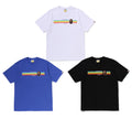 A BATHING APE APE HEAD RAINBOW TEE