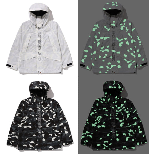 A BATHING APE CITY CAMO SNOWBOARD JACKET