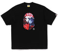 A BATHING APE PHOTO PRINT APE HEAD RELAXED FIT TEE