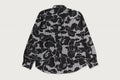 A BATHING APE SOLID CAMO ONE POINT RELAXED FIT L/S SHIRTS