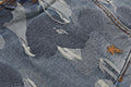A BATHING APE Ladies' SOLID CAMO JACQUARD DENIM SKIRT