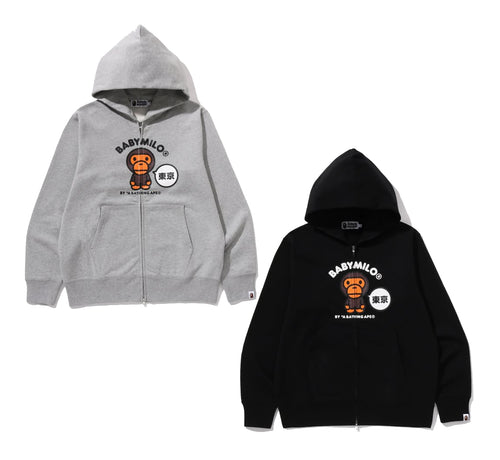 A BATHING APE TOKYO BABY MILO ZIP HOODIE ( Tokyo Limited )