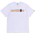 A BATHING APE APE HEAD RAINBOW TEE