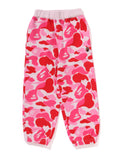 A BATHING APE BAPE KIDS ABC CAMO ONE POINT SWEAT PANTS