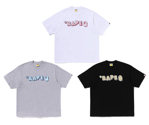 A BATHING APE ABC CAMO BAPE LOGO RELAXED FIT TEE