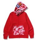 A BATHING APE ABC CAMO SHARK FULL ZIP HOODIE