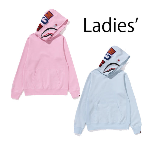 A BATHING APE Ladies' SHARK PULLOVER HOODIE
