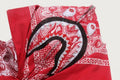 A BATHING APE PAISLEY PATTERN SHARK FULL ZIP HOODIE