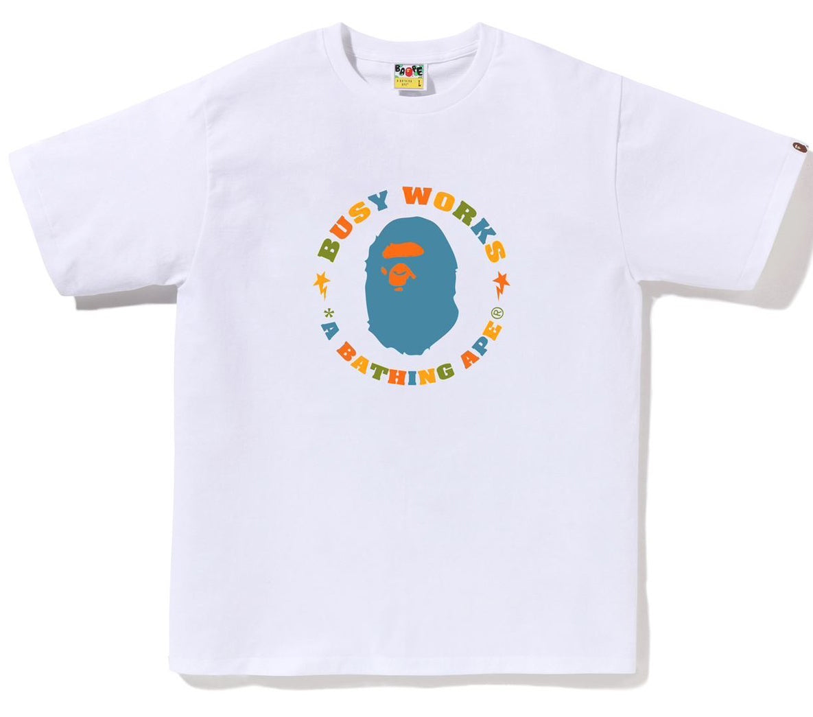 即配達【A BATHING APE】カラーズ ビジー ワークス スタTシャツ A BATHING APE COLORS BUSY WORKS STA TEE – happyjagabee store