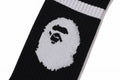 A BATHING APE APE HEAD LINE SOCKS