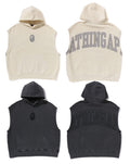 A BATHING APE BAPE SLEEVELESS PULLOVER HOODIE