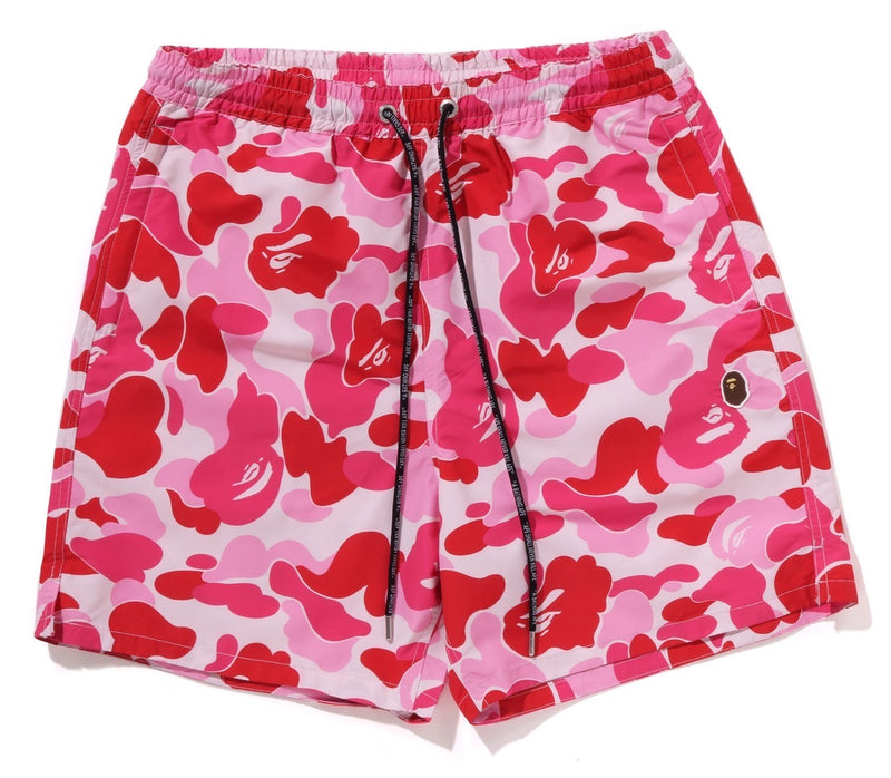 A BATHING APE ABC CAMO ONE POINT RELAXED FIT WATER SHORTS