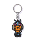 A BATHING APE BAPE x SHIN KAMEN RIDER BABY MILO RUBBER KEYCHAIN