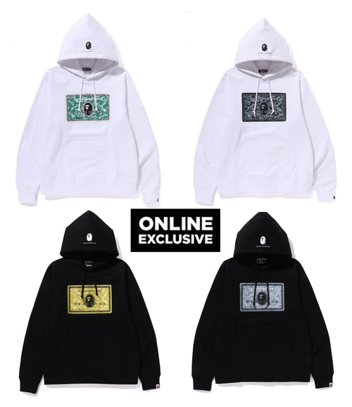 A BATHING APE ONLINE EXCLUSIVE BAPE ONLINE CARD PULLOVER HOODIE