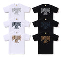 A BATHING APE WILD LEOPARD PATTERN NYC LOGO TEE
