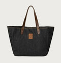 A BATHING APE BABY MILO STORE BABY MILO DENIM LARGE TOTE BAG