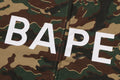 A BATHING APE GLITCH WOODLAND CAMO FULL ZIP HOODIE